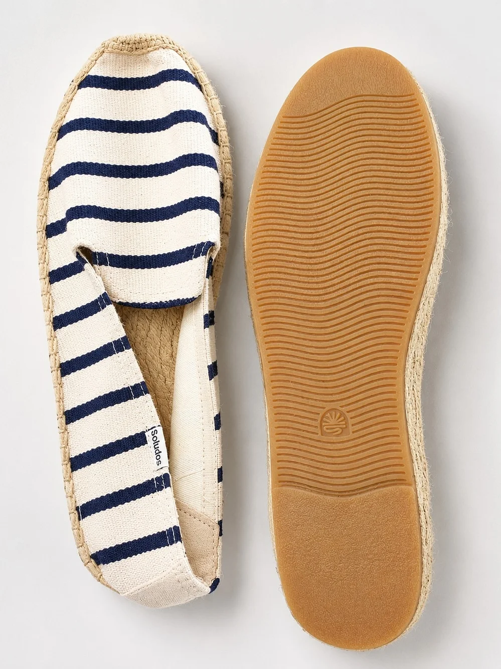 Soludos Women’s Navy & White Striped Espadrilles Size 9.5 NEW